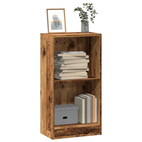ARDEBO.de - Bücherregal Altholz-Optik 40x24x76 cm Holzwerkstoff