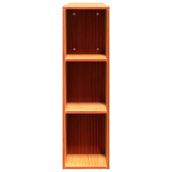 Kopfteil mit Stauraum Wachsbraun 160 cm Massivholz Kiefer