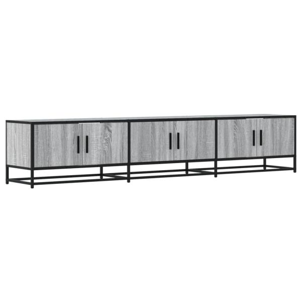 ARDEBO.de - TV-Schrank Grau Sonoma 210x35x41 cm Holzwerkstoff