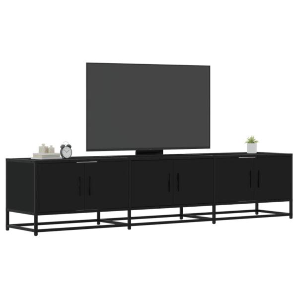 ARDEBO.de - TV-Schrank Schwarz 180x35x41 cm Holzwerkstoff