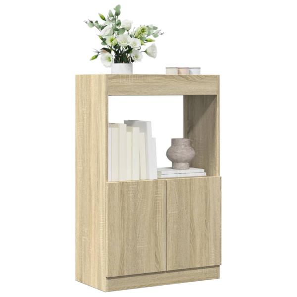 ARDEBO.de - Highboard Sonoma-Eiche 63x33x100 cm Holzwerkstoff