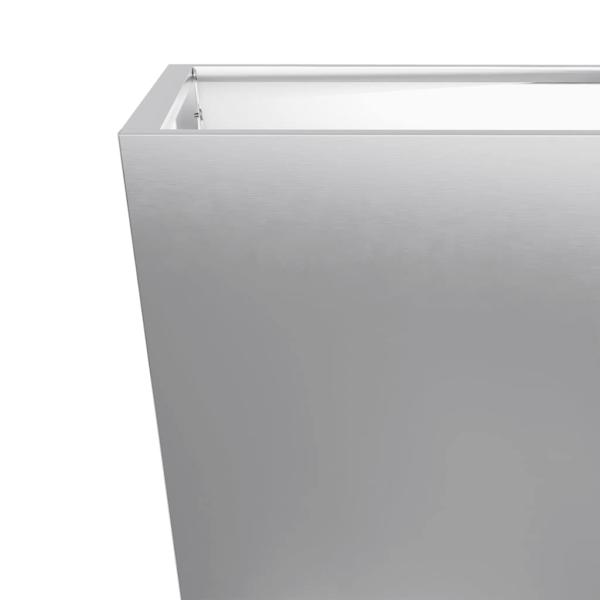 Pflanzkübel 50x50x50 cm Verzinkter Stahl