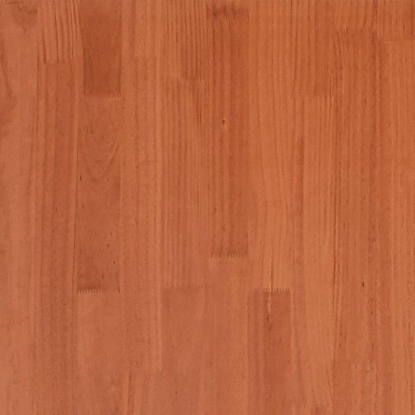 Massivholzbett ohne Matratze Wachsbraun 135x190 cm Kiefernholz