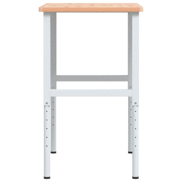 Werkbank 100x60x(71,5-98) cm Massivholz Buche Rechteckig