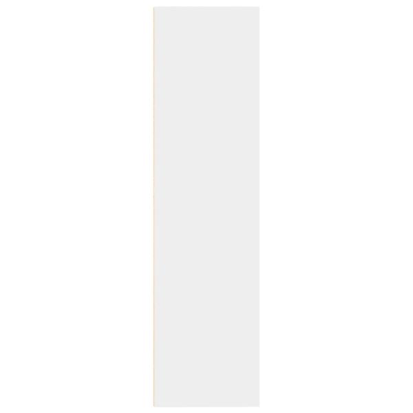 Bücherregal Weiß 80x30x114 cm Holzwerkstoff