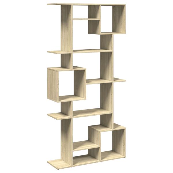 ARDEBO.de - Bücherregal Sonoma-Eiche 92x29x188 cm Holzwerkstoff
