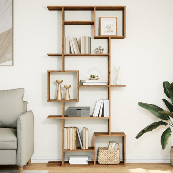 ARDEBO.de - Bücherregal Artisan-Eiche 92x29x188 cm Holzwerkstoff
