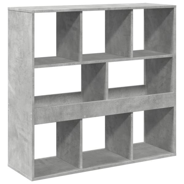 Raumteiler Betongrau 100x33x94,5 cm Holzwerkstoff