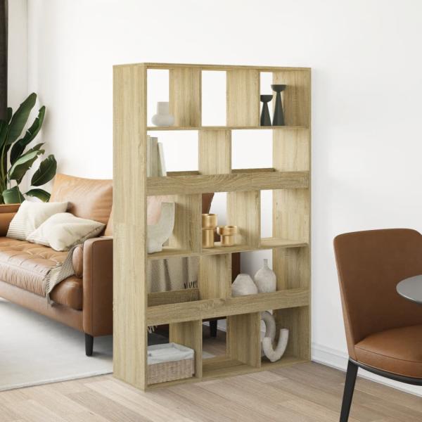 ARDEBO.de - Raumteiler Sonoma-Eiche 100x33x156,5 cm Holzwerkstoff