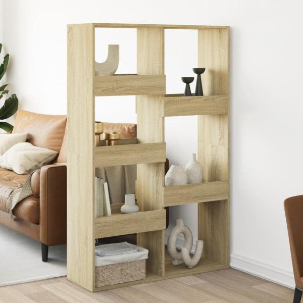 ARDEBO.de - Raumteiler Sonoma-Eiche 100x33x155,5 cm Holzwerkstoff