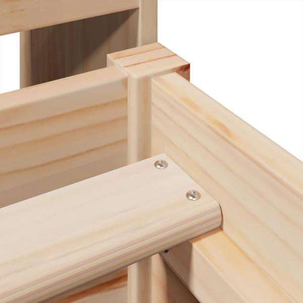 Massivholzbett ohne Matratze 90x200 Kiefernholz