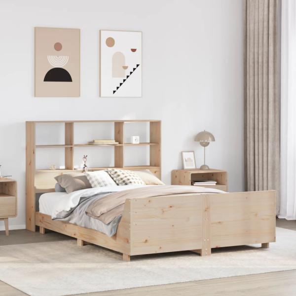 ARDEBO.de - Massivholzbett ohne Matratze 160x200 cm Kiefernholz