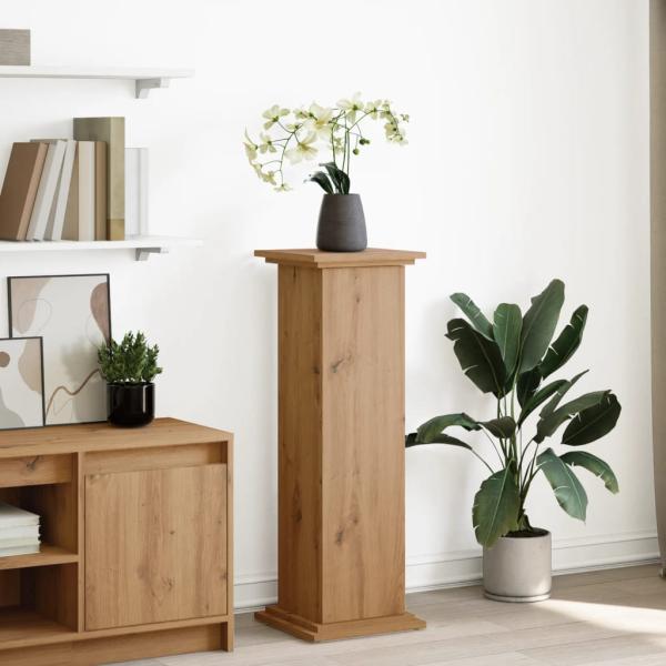 ARDEBO.de - Postament mit Stauraum Artisan-Eiche 31x30x90 cm Holzwerkstoff