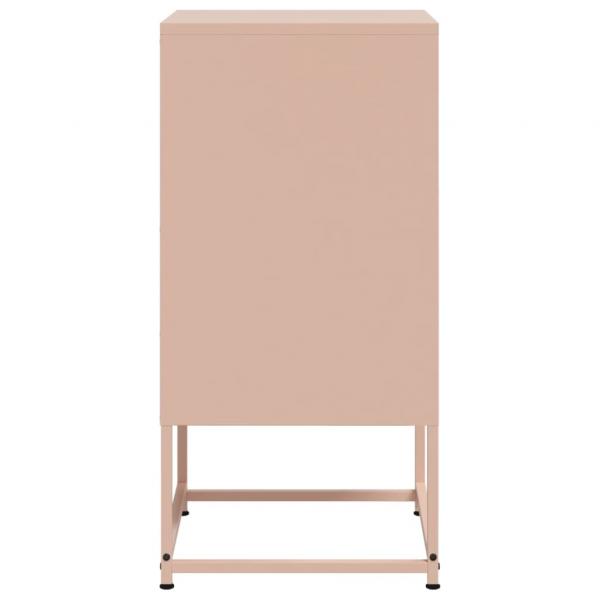 Nachttisch Rosa 36x39x78 cm Stahl