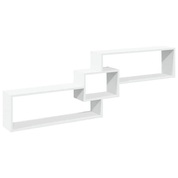 Wandschrank 158x18x53 cm Weiß Holzwerkstoff