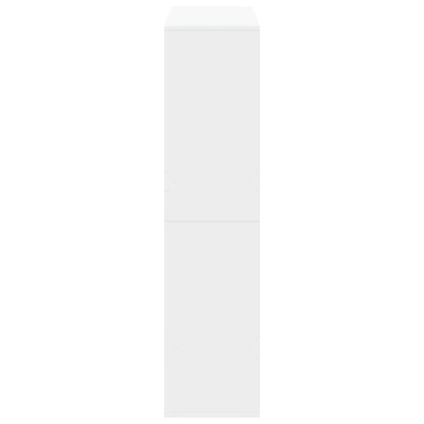 Bücherregal Weiß 100x33x135 cm Holzwerkstoff