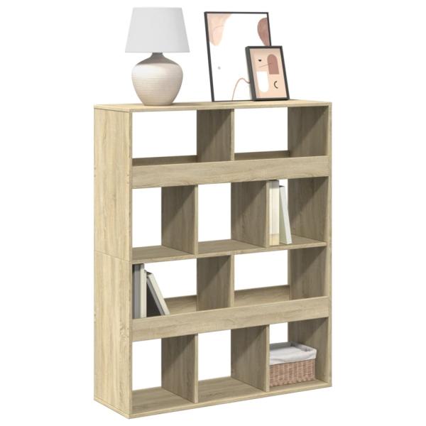ARDEBO.de - Bücherregal Sonoma-Eiche 100x33x125,5 cm Holzwerkstoff