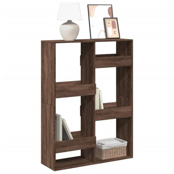 ARDEBO.de - Bücherregal Braun Eichen-Optik 100x33x135 cm Holzwerkstoff