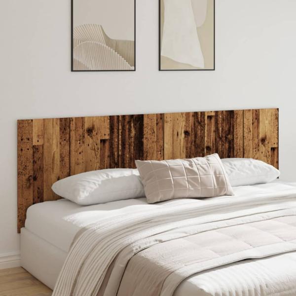 ARDEBO.de - Kopfteil Wandmontage Altholz-Optik 240x1,5x80 cm Holzwerkstoff