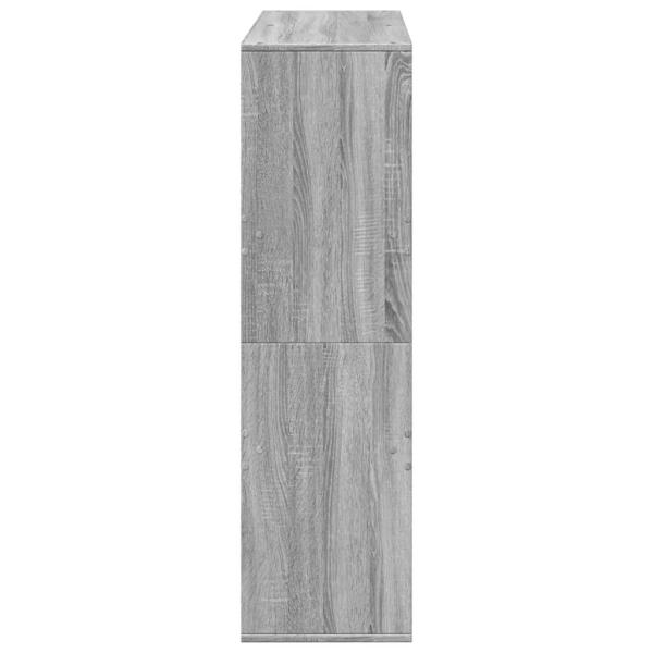 Raumteiler Grau Sonoma 100x33x115 cm Holzwerkstoff