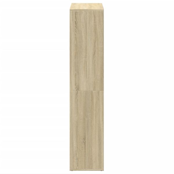 Raumteiler-Bücherregal Sonoma-Eiche 69,5x29x137,5 cm