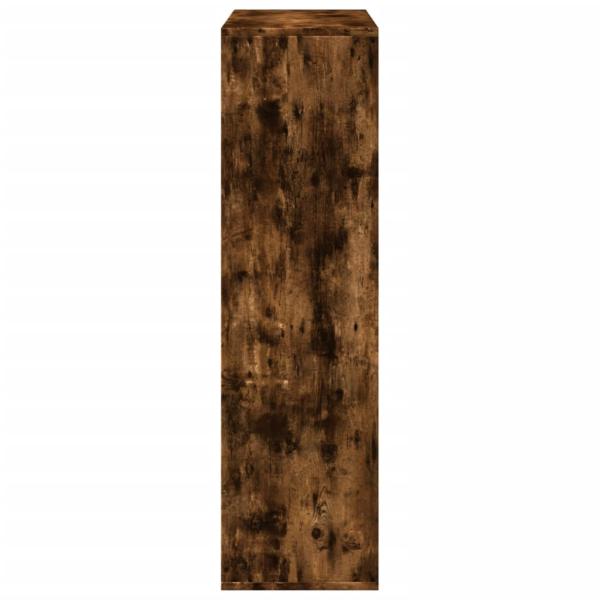 Raumteiler-Bücherregal Räuchereiche 69,5x29x103,5 cm