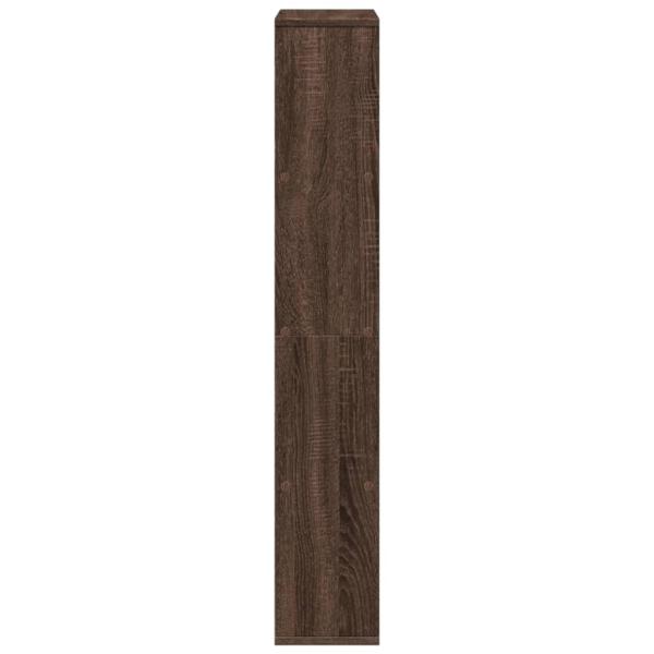 Bücherregal Braun Eichen-Optik 60x20x120 cm Holzwerkstoff