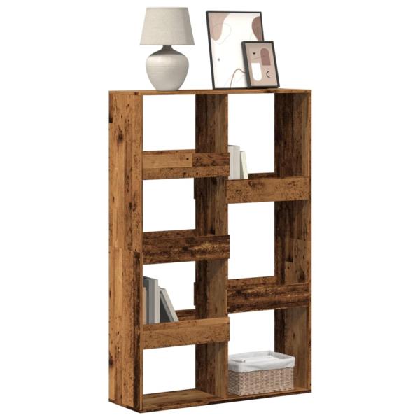 ARDEBO.de - Bücherregal Altholz-Optik 100x33x155,5 cm Holzwerkstoff