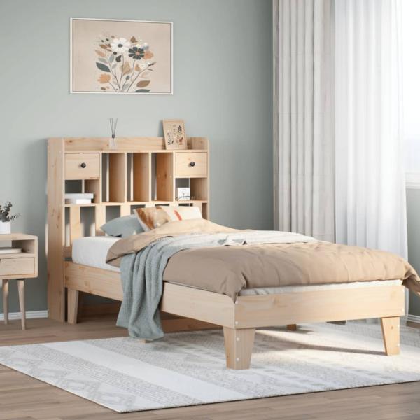 ARDEBO.de - Massivholzbett ohne Matratze 75x190 cm Kiefernholz