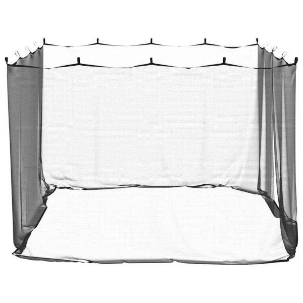 Moskitonetz Indoor Outdoor 156 Mesh Schwarz 300x300x200 cm
