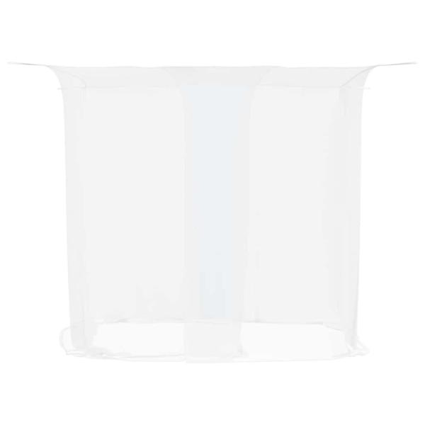 Moskitonetz zum Aufhängen 156 Mesh Weiß 220x150x180 cm
