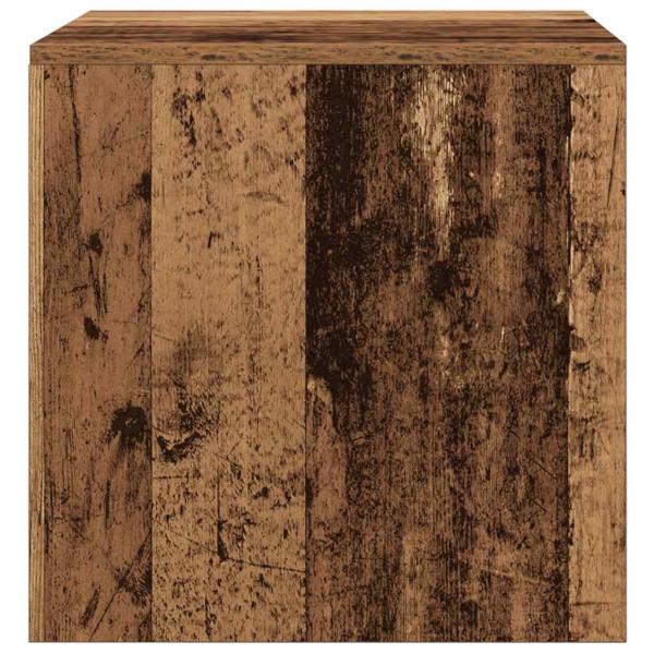 Satztische 3 Stk. Altholz-Optik Holzwerkstoff