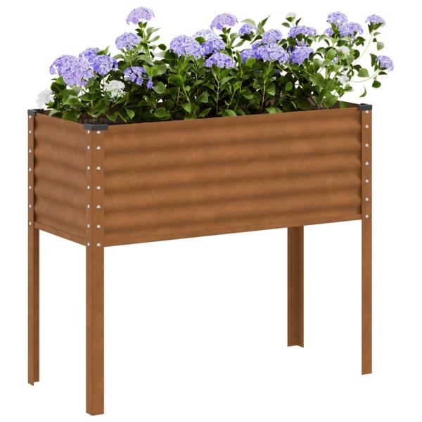 ARDEBO.de - Pflanzkübel 100x41x90 cm Cortenstahl