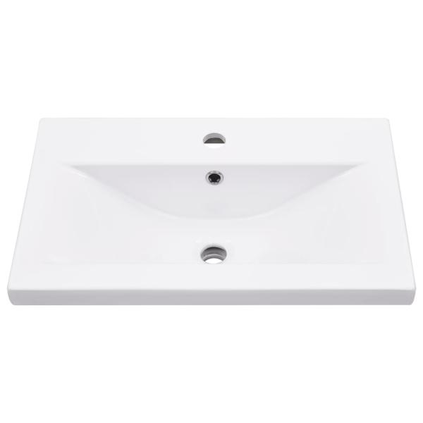 5-tlg. Badmöbel-Set Sonoma-Eiche Holzwerkstoff