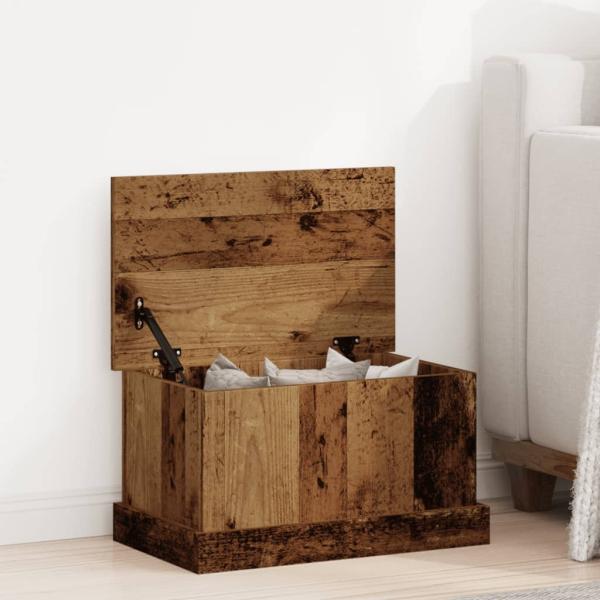 ARDEBO.de - Truhe Altholz-Optik 30x50x28 cm Holzwerkstoff