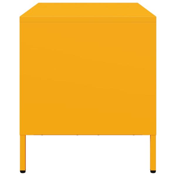 TV-Schrank Senfgelb 68x39x43,5 cm Kaltgewalzter Stahl