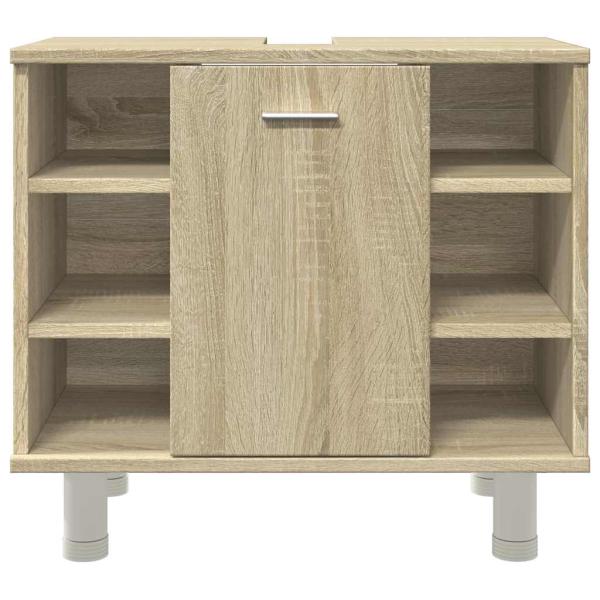 Badezimmerschrank Sonoma-Eiche 60x32x53,5 cm Holzwerkstoff