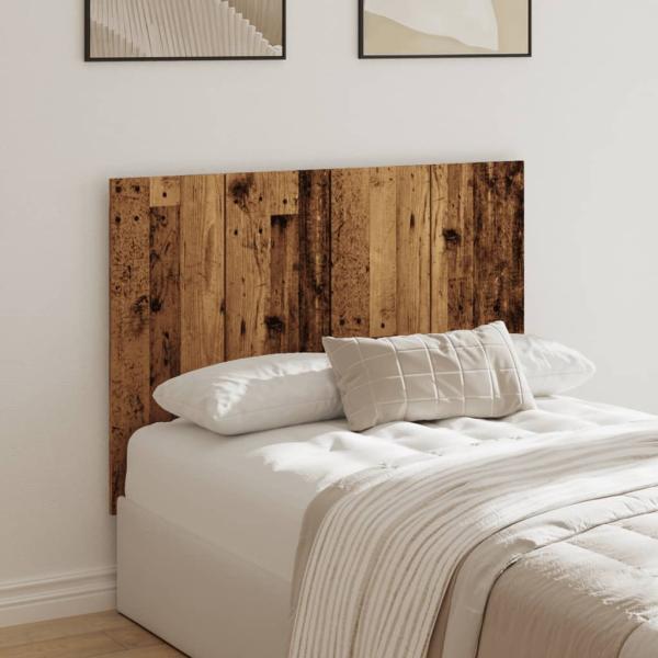 ARDEBO.de - Kopfteil Altholz-Optik 120x1,5x80 cm Holzwerkstoff
