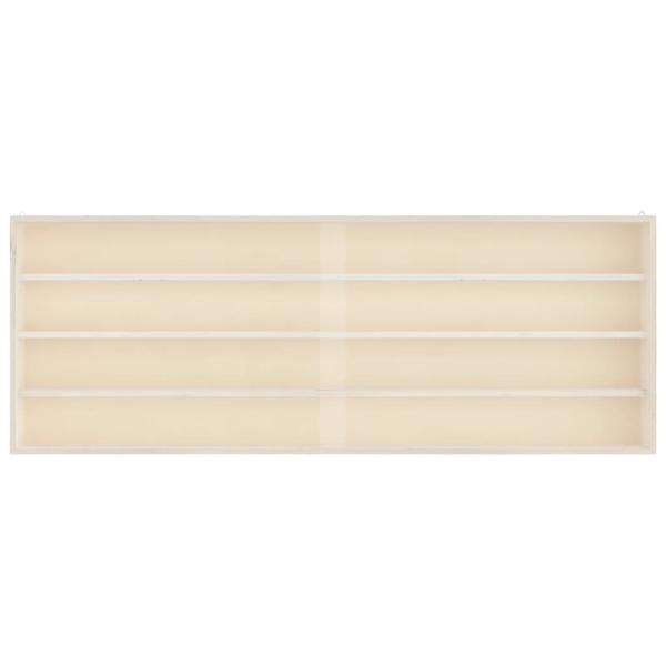 Hängevitrine mit Schiebetüren 100x8,5x37 cm