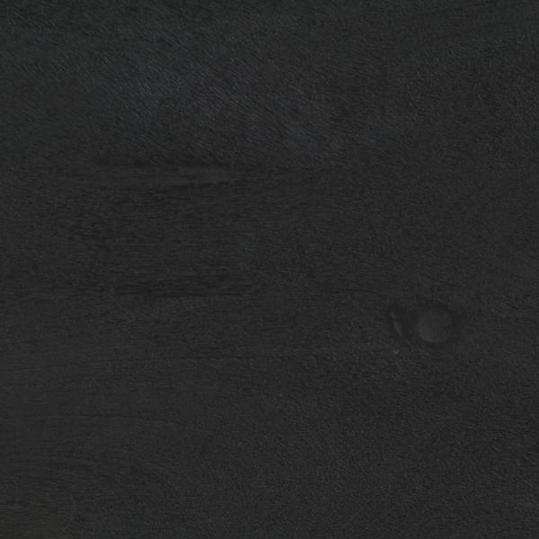 Nachttisch Schwarz 40x33x46 cm Massivholz Mango