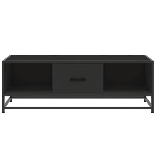Couchtisch Schwarz 100x57x35 cm Holzwerkstoff und Metall