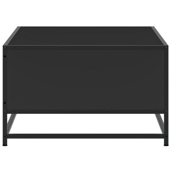 Couchtisch Schwarz 100x57x35 cm Holzwerkstoff und Metall