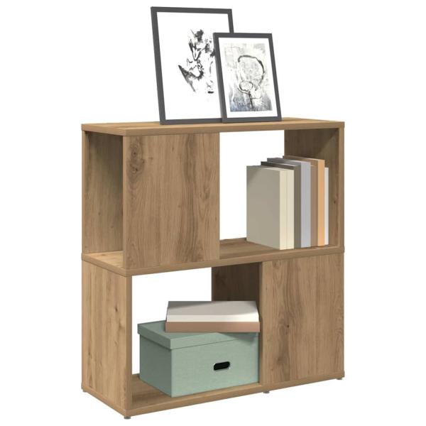 ARDEBO.de - Bücherschrank Artisan-Eiche 60x24x63 cm Holzwerkstoff