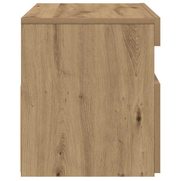 TV-Schrank mit LED-Leuchten Artisan-Eiche 75x35x40 cm