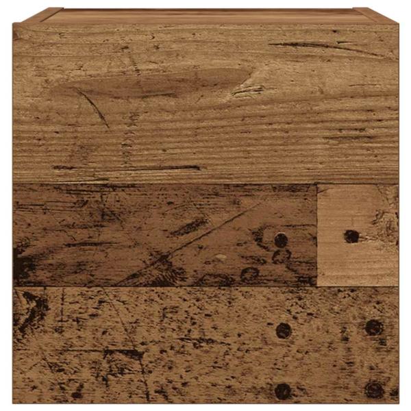 TV-Wandschränke 2 Stk. Altholz-Optik 30,5x30x30 cm