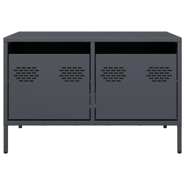 TV-Schrank Anthrazit 68x50x43,5 cm Kaltgewalzter Stahl