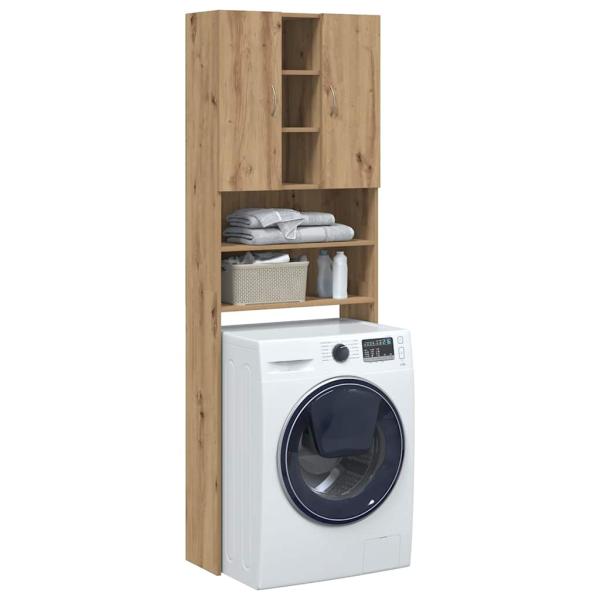 ARDEBO.de - Waschmaschinenschrank Artisan-Eiche 64x25,5x190 cm