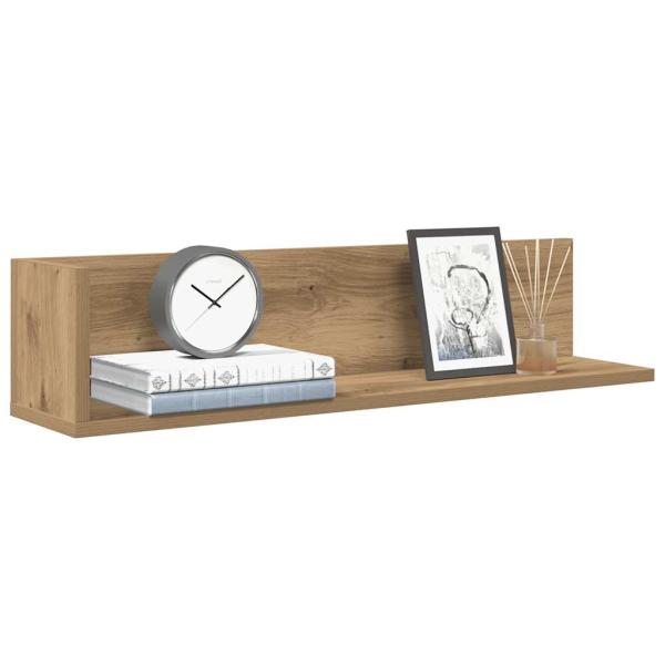 ARDEBO.de - Wandregale 2 Stk. Artisan-Eiche 75x16,5x16,5 cm Holzwerkstoff