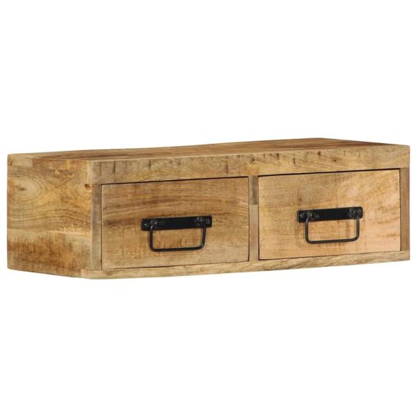 ARDEBO.de - TV-Wandschrank 60x30x19 cm Raues Mangoholz