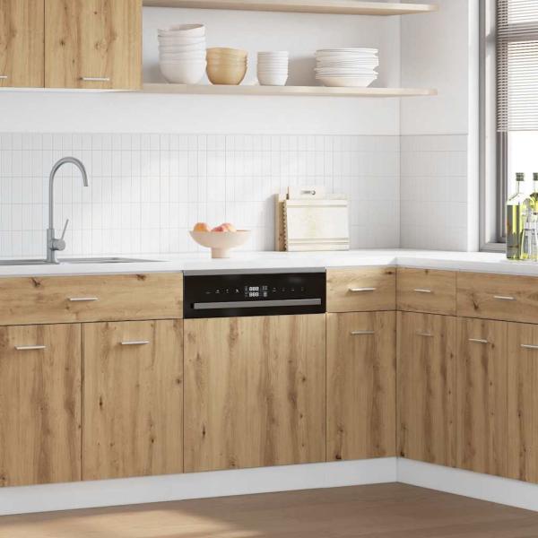 ARDEBO.de - Geschirrspülerblende Artisan-Eiche 60x1,5x67 cm Holzwerkstoff